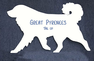 Pyrenees Tail Up